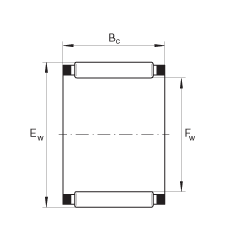 滾針及保持架組件 K26X30X17, 根據 DIN 5405-1/ISO 3030 標準