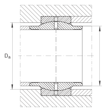關(guān)節(jié)軸承 GE12-LO, 根據(jù) DIN ISO 12 240-1 標準，需維護